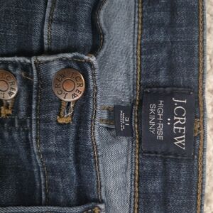 J.Crew Button Fly High-Rise Skinny Jeans